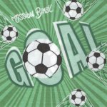 Serviette papier Brésil 2014 Goal de 33 cm X 33 cm 3 plis